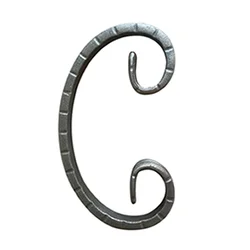 Qingdao KESHUNXIANG forging Garden Fence fitting wrought Iron ornamental iron