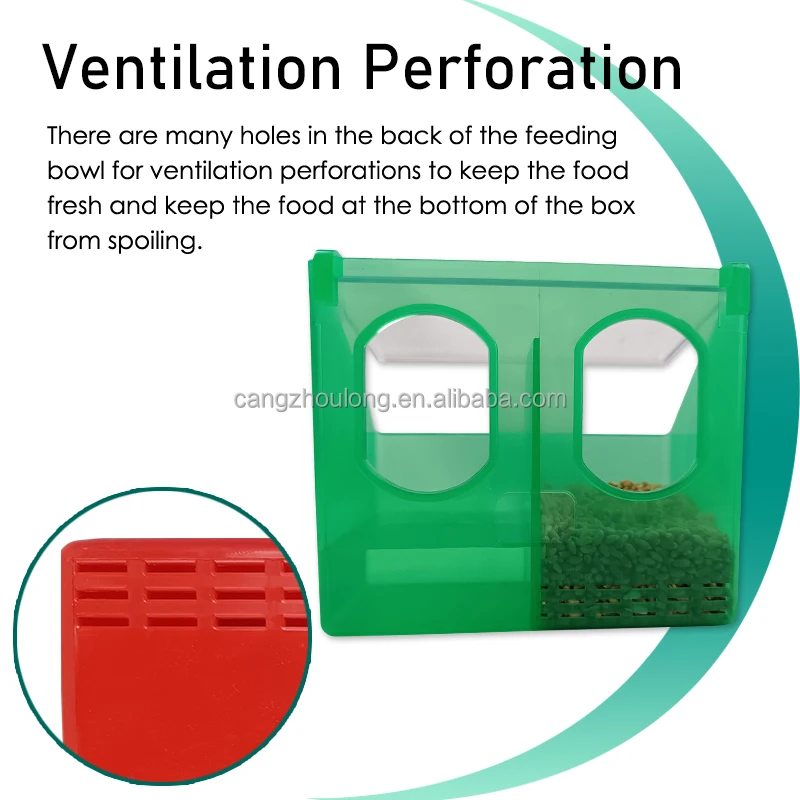ZB LMB 07 Automatic Breeding Box Food Drinker Water Supplies Plastig Pigeon Feeder 2 Hole