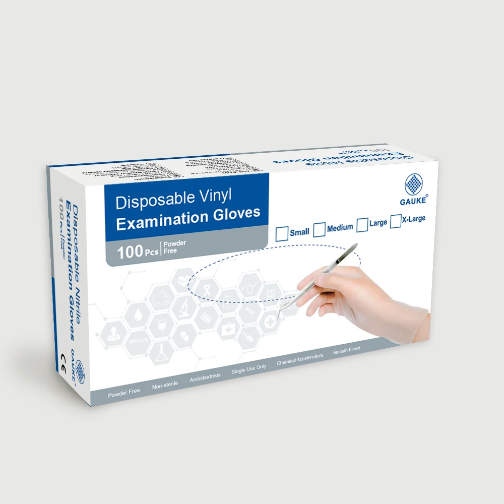 CE, ISO approved medical and non-medical disposable vinyl gloves pvc glove