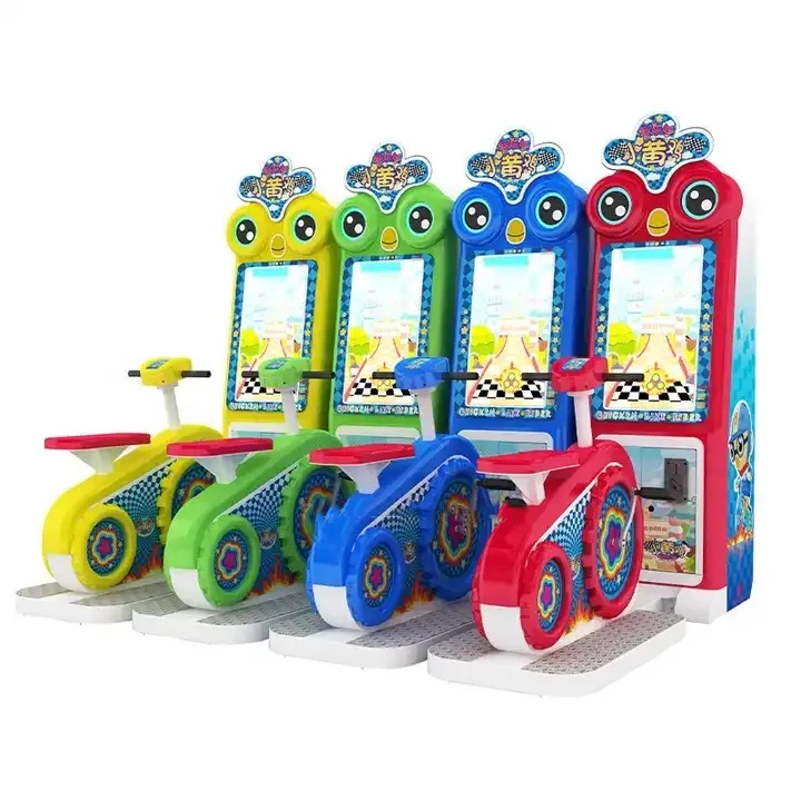 Coin Operated Arcade Game Machine Kids Bike Racing Console Race Car Game Arcade Kids Car Game Machine