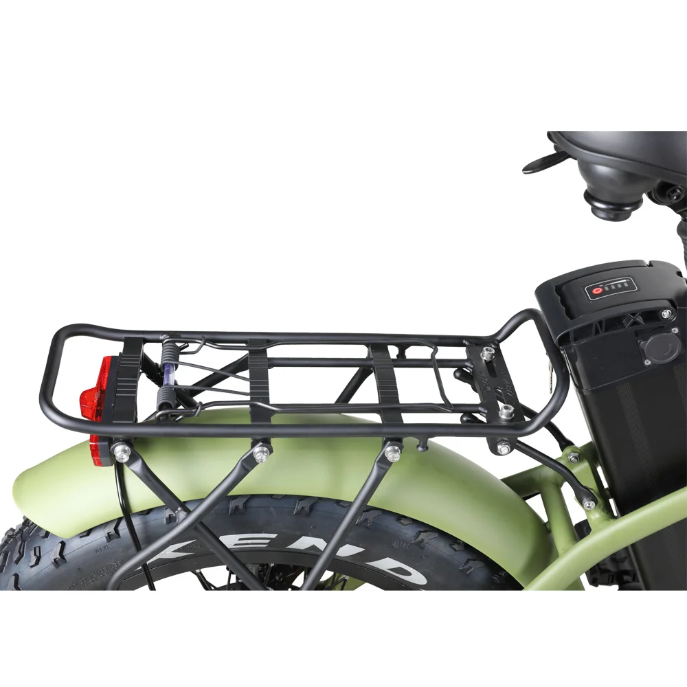 48V 20 inch 500w beach cruiser mini hummer ebike  electric bike with rear rack