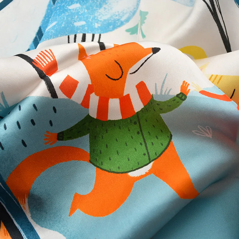 
Синего цвета, праздничная бижутерия для женщин, обычная сатиновая Шелковый платок для женщин 100% натурального шелка шарфы для детей 50 см небольшой площади повязка на голову с запахом 