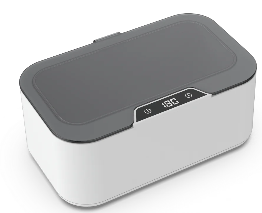 Professional digital ultrasonic denture cleaner can replace dental floss water floss tongue scraper IPX7 FREE sample  OEM/ODM