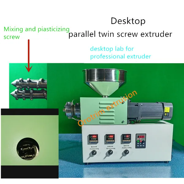 Double screw extruder  lab extruder small plastic extruder  two screw