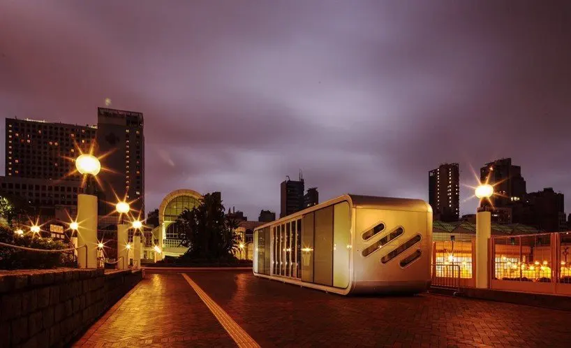 Modern 40ft Movable Prefabricated Modular House Temporary Living Pods Homeless Pod