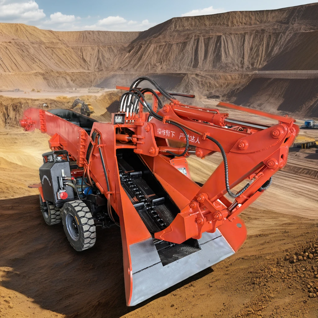 Coal Mining Mucking Loader Coal Mine Tunnel Mucking Loader Wheel Conveyor Type Mucking Loader