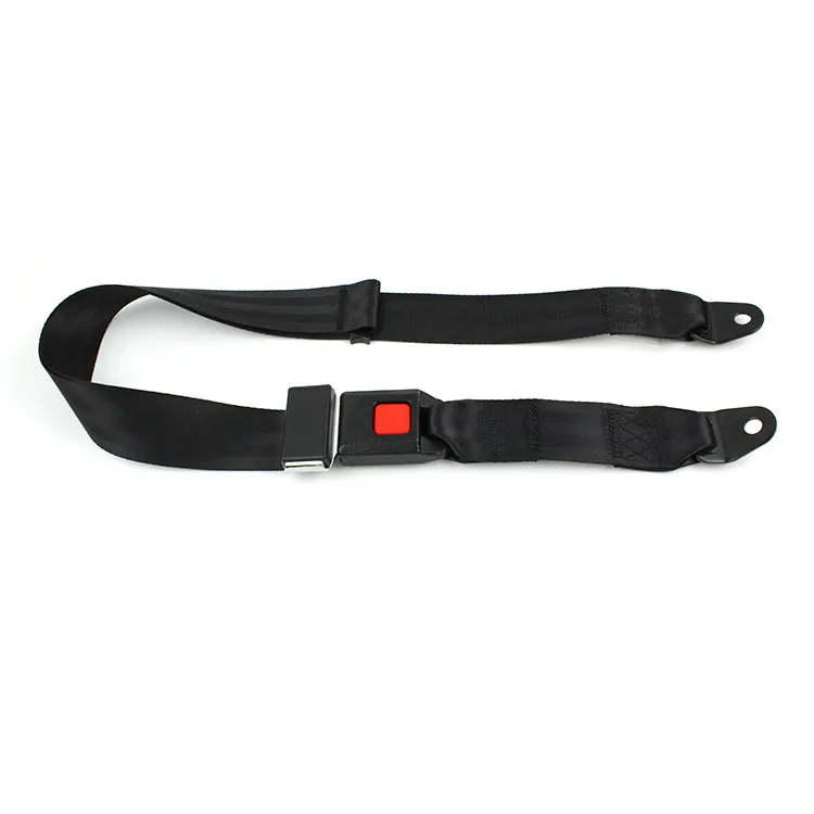 Simple 2 Points Safety Belt Press Buckle Seat Belts for School Bus
