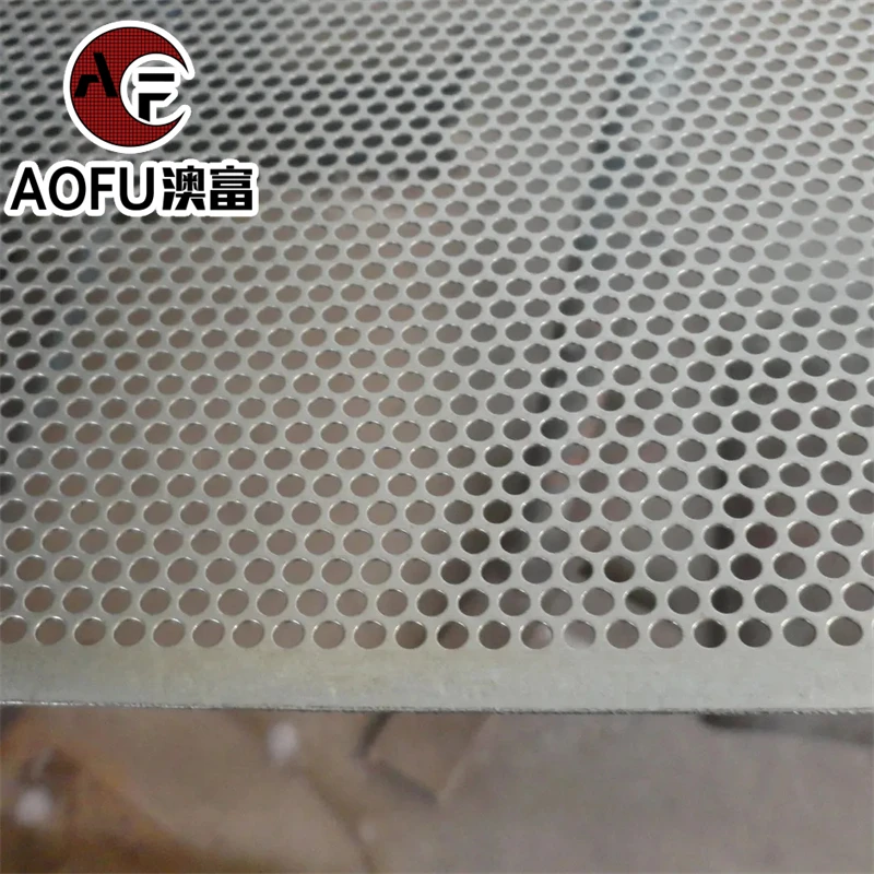 Customized Galvanized Perforated Weathering Resistant Punched Corten Filter Small Round Hexagonal Hole Metal Sheets
