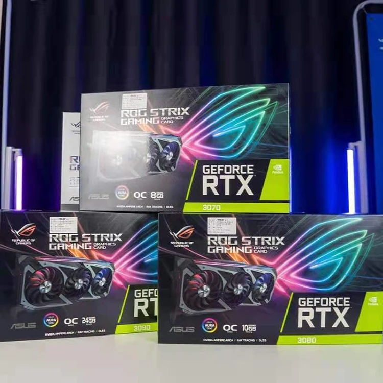 Hot selling MSI GeForce RTX 3080 Gaming TRIO RTX 3070 Asus Gigabyte colourful zotac Gainward 3060 GPU card