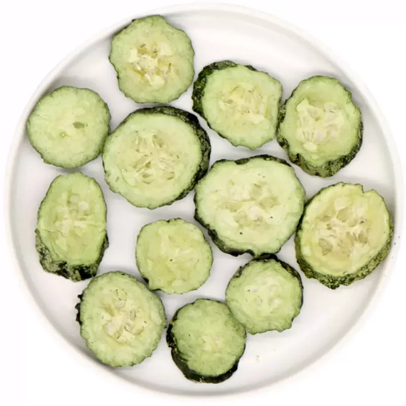 100% natural sliced/cube/powder freeze-dried vegetables  cucumber