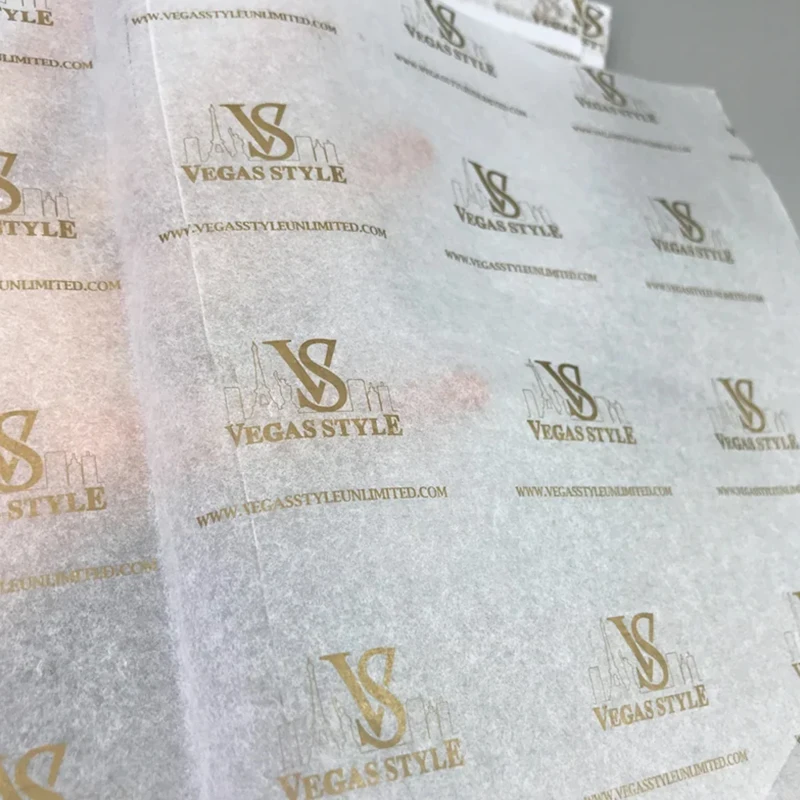 Custom Logo Printed  Paper Sheets 17gsm Gift Jewelry Toys Shoes Clothing Wrapping Silk tissue Paper