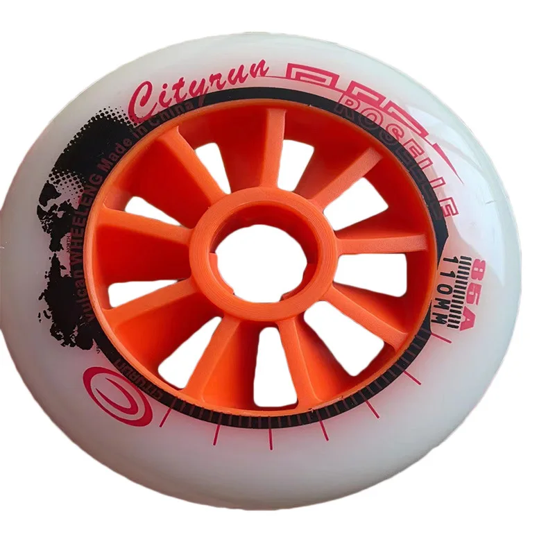 Skating speed skating wheel adult single row pu wheel red roller skating accessories competition racing wheel
