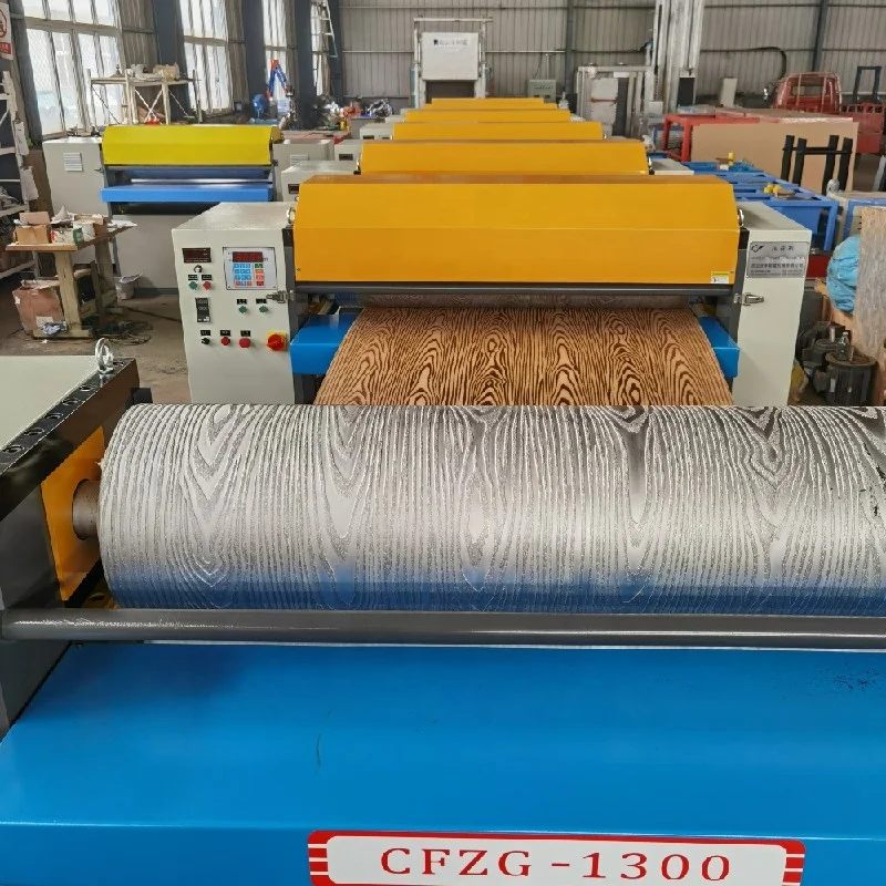 Wholesale Embossing Hot Stamping Machine wood grain embossing machine for MDF/WPC