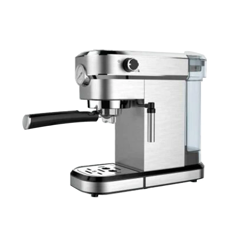 Espresso machine with pressure meter