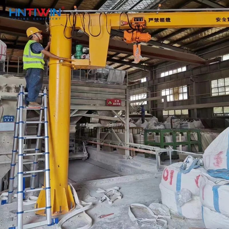 High quality New design rotary gear jib crane controller with wireless remote control