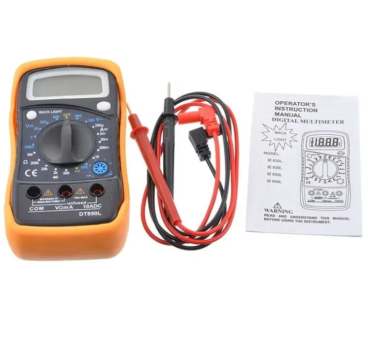 Kampa high quality Durable Digital Voltmeter Ammeter Ohmmeter Multimeter Volt AC DC Tester Meter