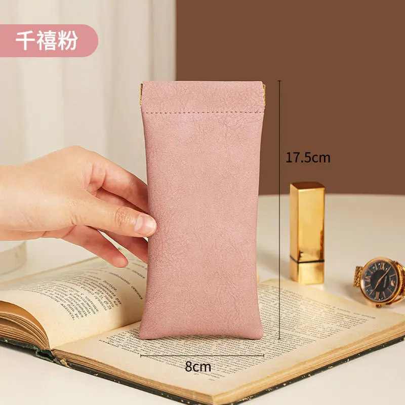 Pu Leather Custom Logo Printed Drawstring Sunglasses Bags For Eyeglasses Sunglasses Jewelry Package Microfiber Pouch