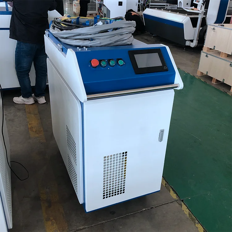 Mini Micro Cnc Handheld Fiber Laser Welder Cost Welding Pulsed Cleaning Cut Machine With Water Cooling System