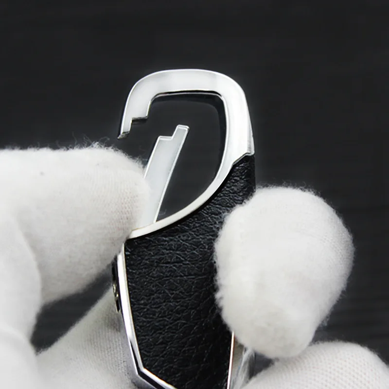 Chinese Products Wholesale Custom Logo High Quality Luxury Leather Black Men Car