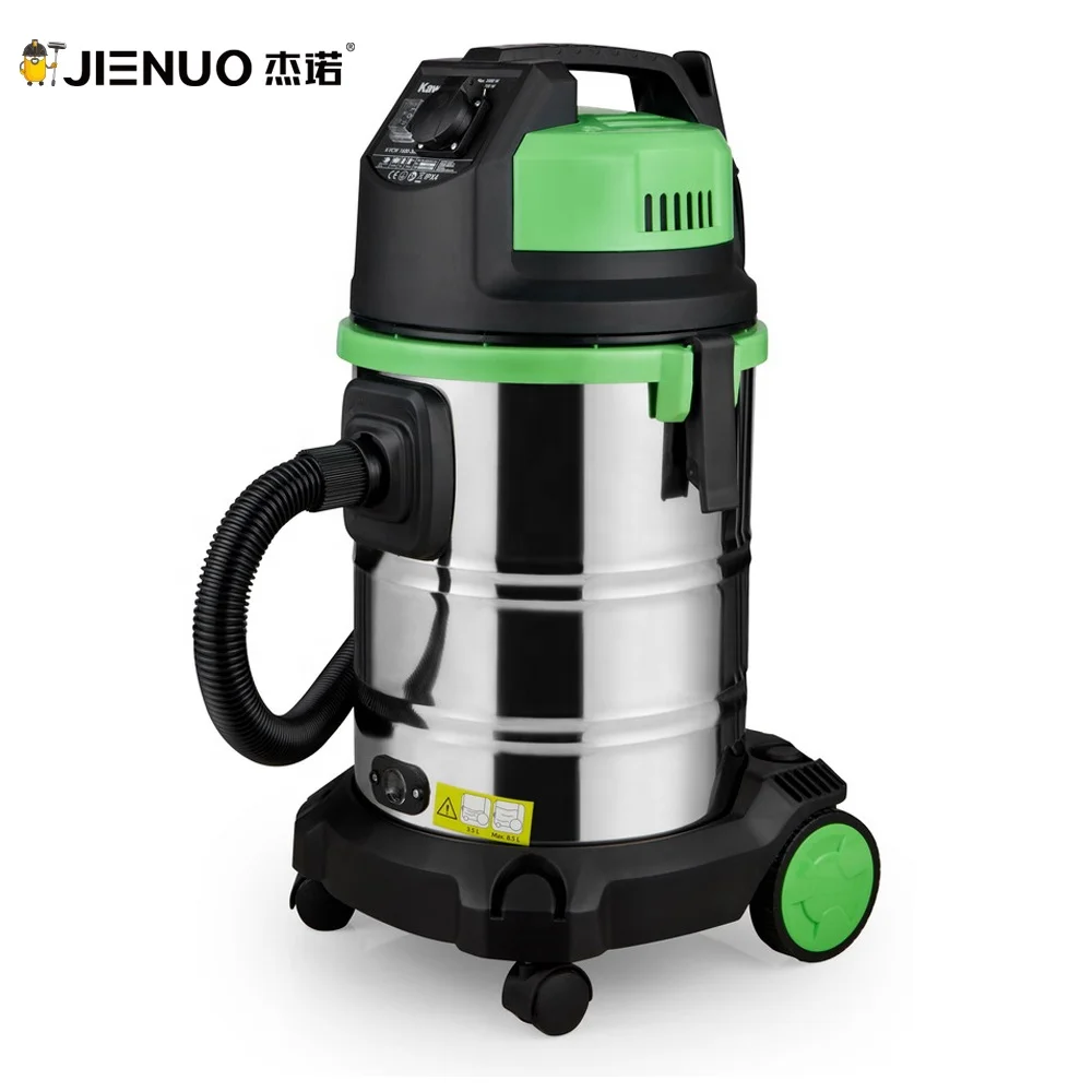 Jienuo профессиональный класс мокрого и сухого пылесоса Bagless 30ltr промышленный 1400 Вт 230 В JN503-30L питания из нержавеющей стали