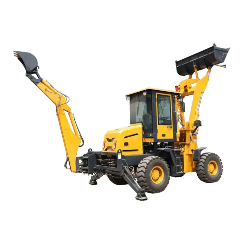 China professional factory farm tractors construction loader excavator equipments backhoe loader wholesale
