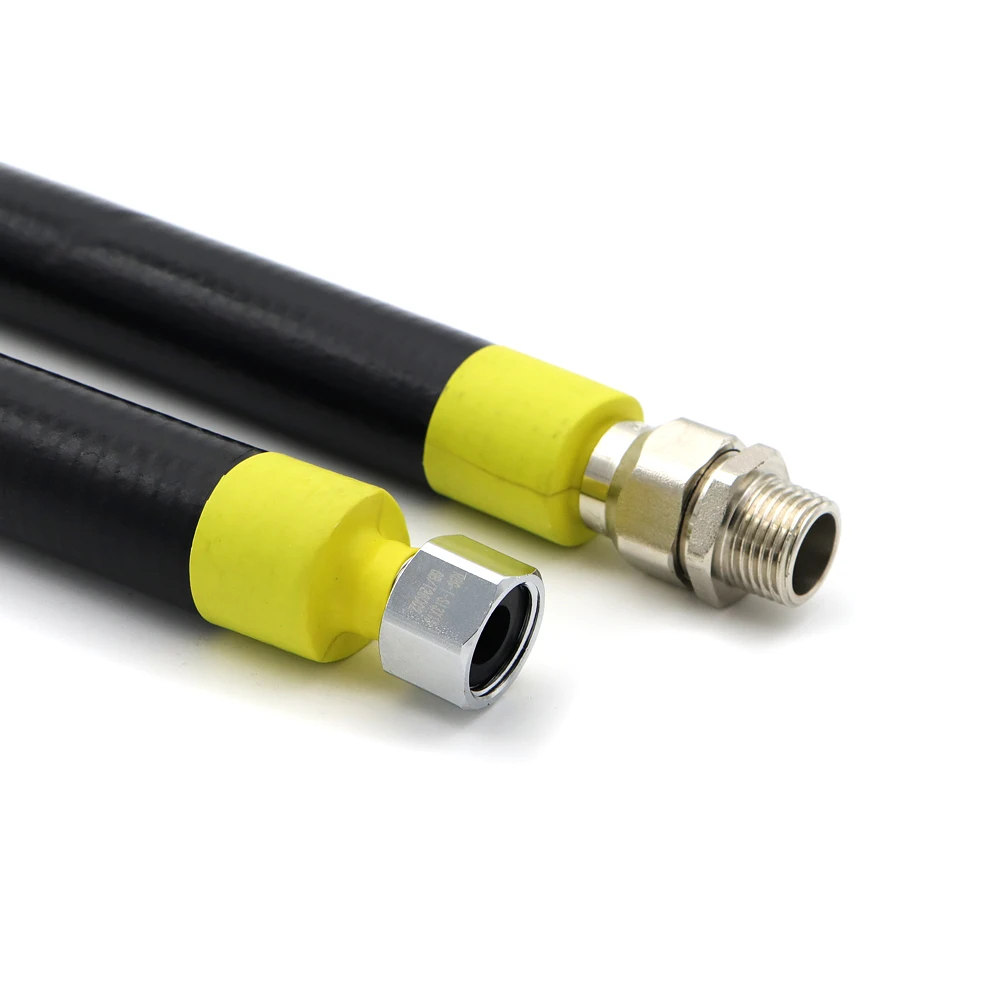 SS Flexible Metal Hose Fan Coil Connection Hose Braided and Insulated corrugated metal stainless steel tube pipe connector hoses