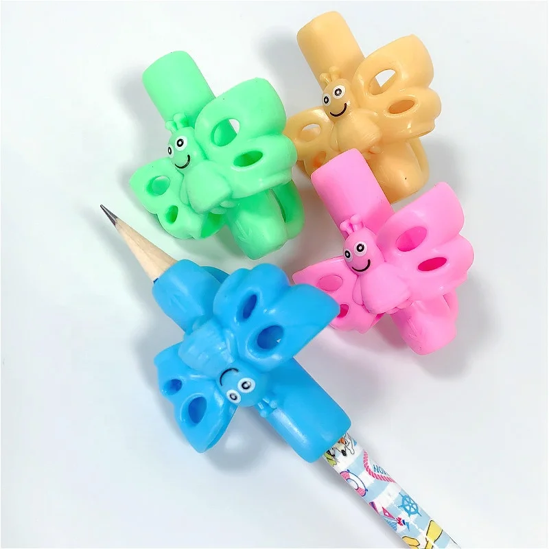 Силиконовые резиновые ручки для карандашей, держатель для карандашей для рукописного письма, эргономичная ручка для карандашей/ручки, бесплатная доставка