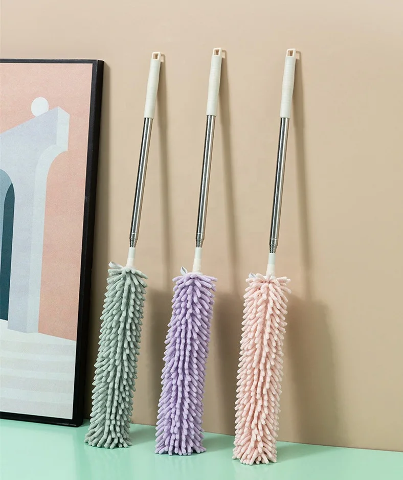 Adjustable Stretch Extend Microfiber Duster Household Dusting Brush Car Office Cleaning Kitchen Tools