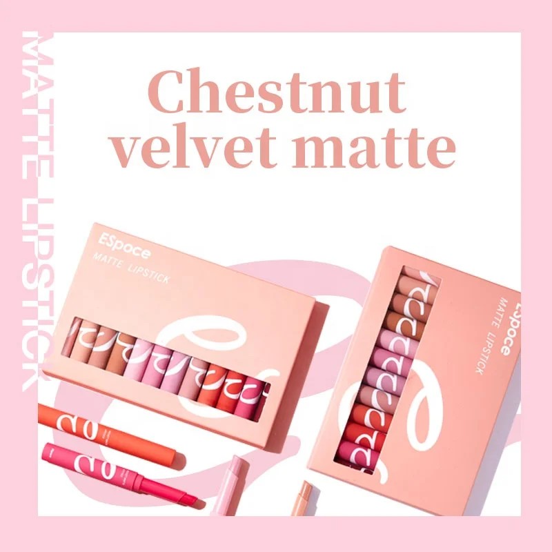 Wholesale Custom Manufacturers Makeup Lipstick Set Custom Logo Long Lasting Waterproof Matte Lipstick Kits private label