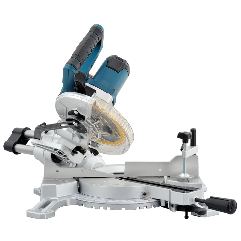 
LUXTER Compound Sliding Li-lion Cordless Miter saw Single Bevel With Laser Mitre Saw For Woodworking And Aluminium Cutting 