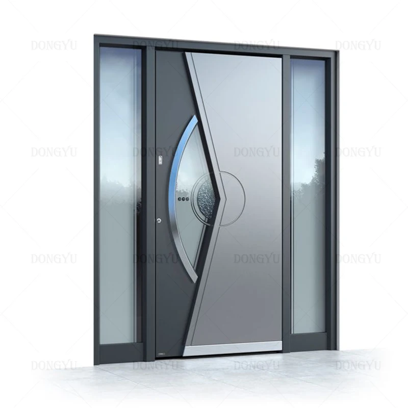 Revamp Your Home Entrance with High-End Stainless Steel Pivot Doors and Security Solutions