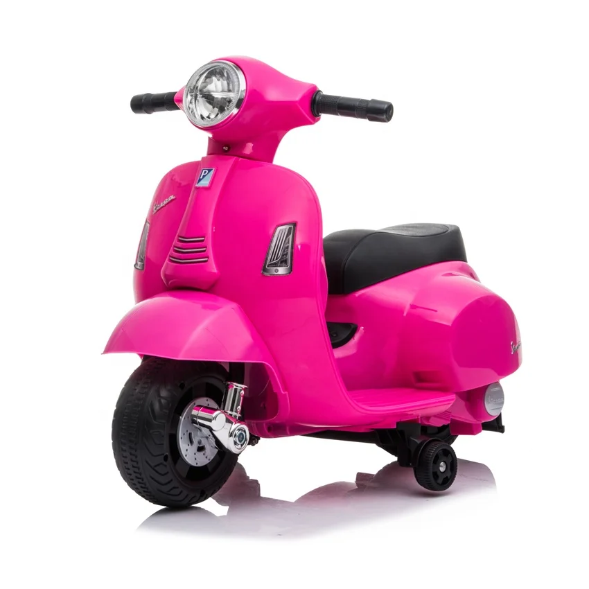 2020 New Licensed Electric Vespa Ride On Car For Kids Bikes Battery Operated Motorcycle