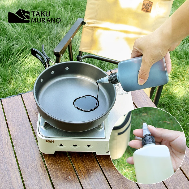 Outdoor Condiment Box Portable Combination Set Picnic Barbecue Condiment Bottle Sealed Oil Pot Sauce And Vinegar Jar Storage Bag