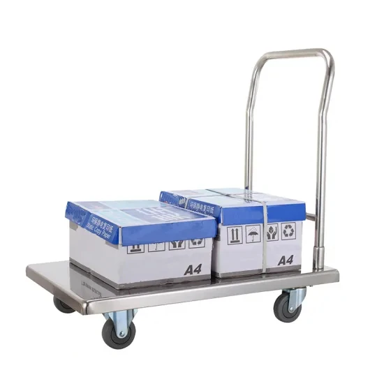 Wholesale China Supplier Stainless Steel Trolley Trolley Hand Food Service Trolley