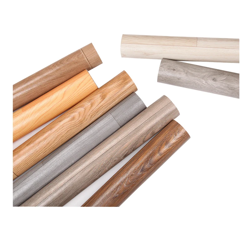 Wholesale PVC Sport Floor Carpet Rolls 1.7mm thick blue backing Parquet Vinyl Sponge Flooring for Indoor Use