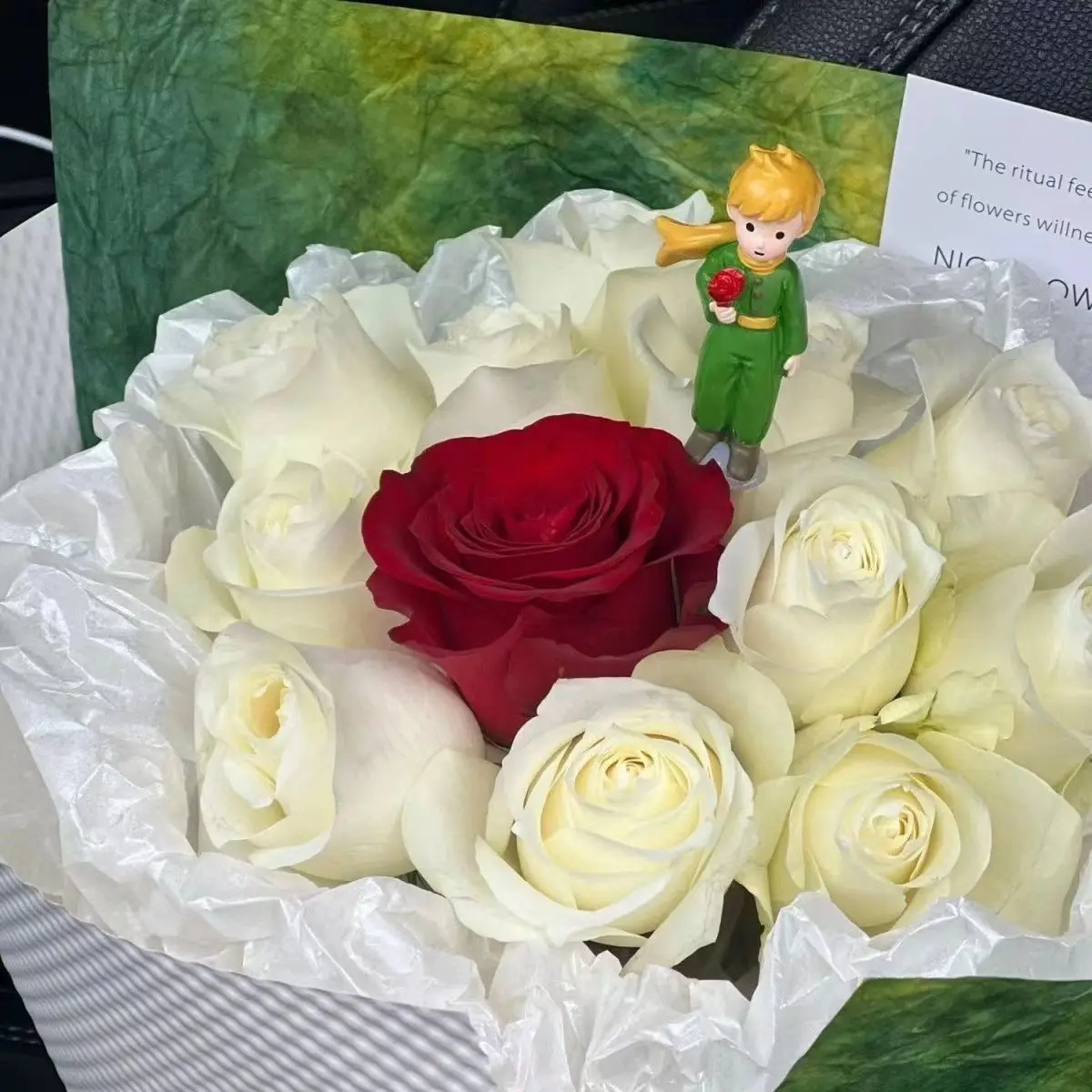 Little Prince Rose Bouquet Flower Packaging Material Ink Stone Paper Handmade DIY Flower Packaging Paper Art Kraft Paper
