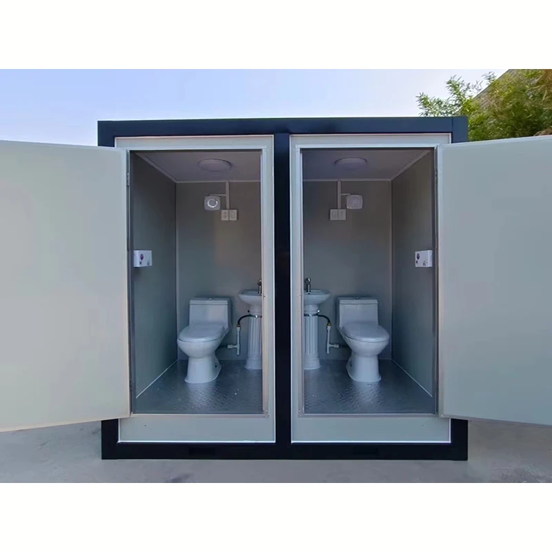 Modern Design Portable Public Toilet Steel Structure with Sandwich Panel Material