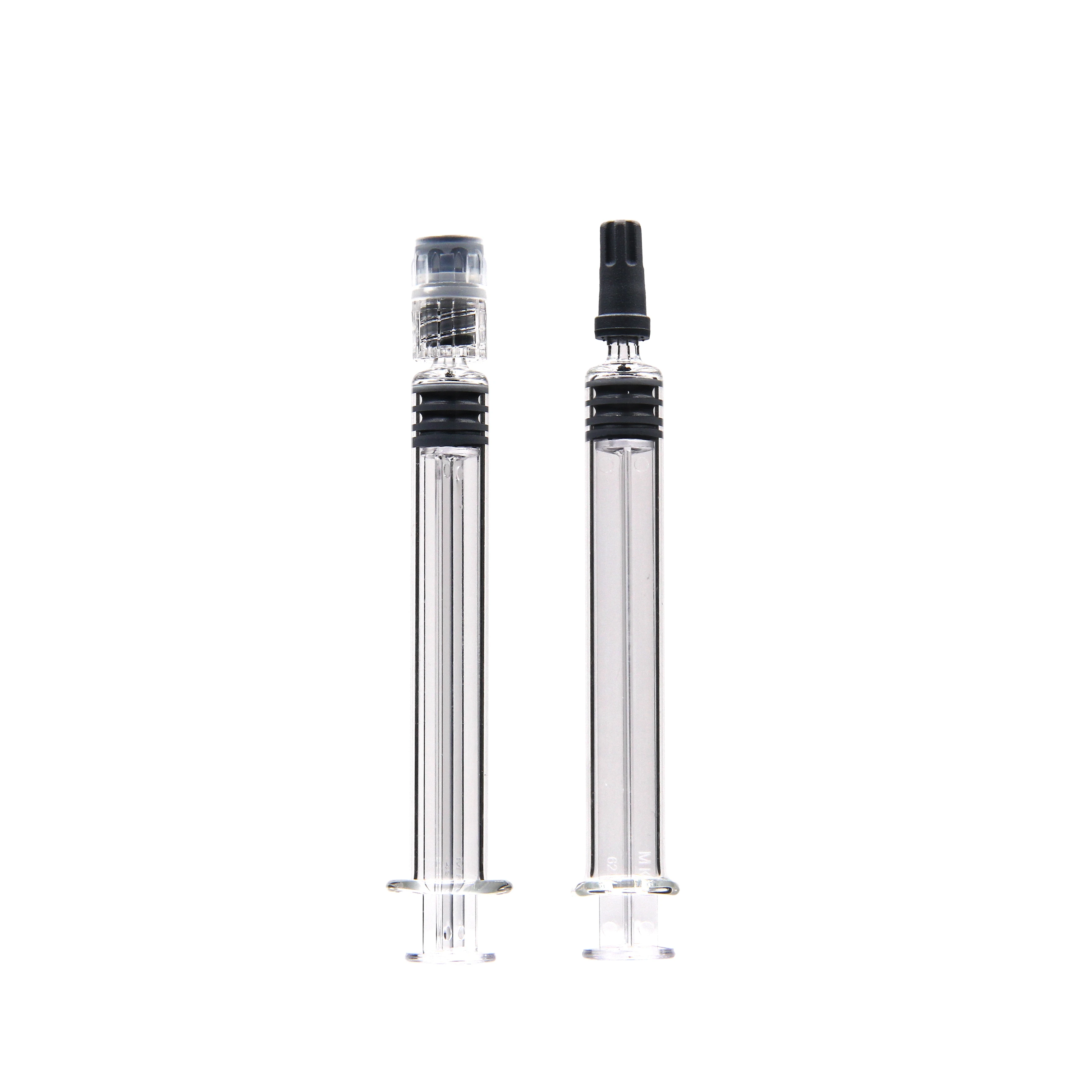 Medical borosilicate glass syringe luer lock syringe 0.5 ml  1ml 2.25 ml 3ml