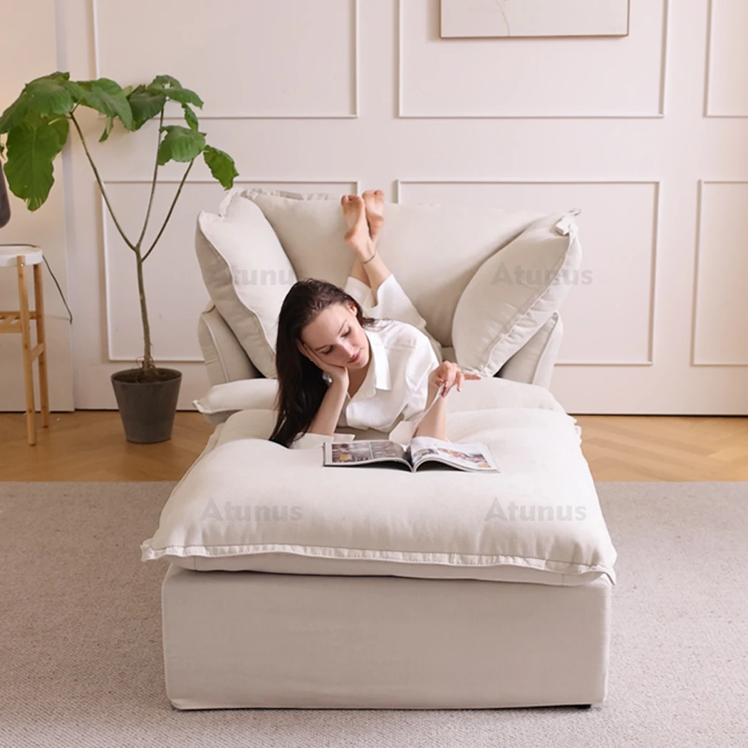 ATUNUS 4 Seater chaise l shaped Modular Soft Sofa Apartment Hotel Couch Living Room Furniture Sectional Sofa Set