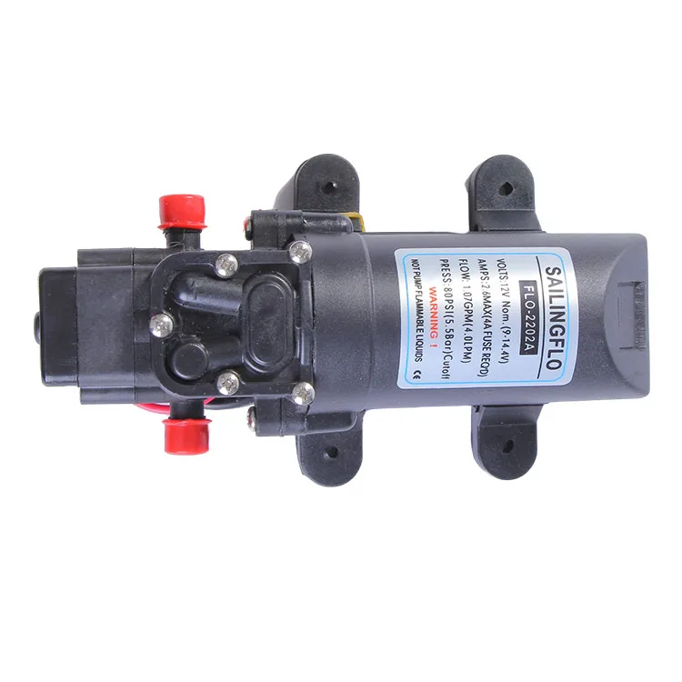 SAILINGFLO 12V DC 80PSI 4LPM electric moter diaphragm water pump for agriculture