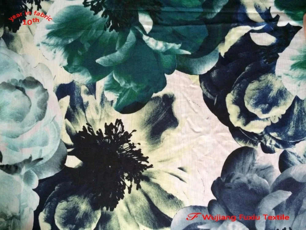 High Quality 15D soft Super Thin and Soft French Silk Chiffon Printed Fabric