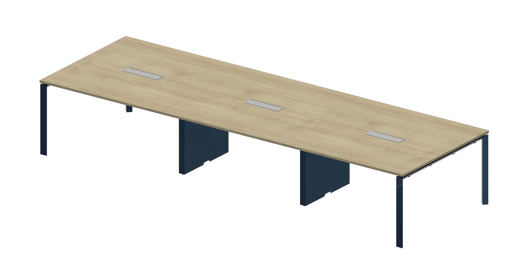 KALN Modern Wooden Conference Table Training Room Office Multi-Person Meeting Table Rectangular Desk