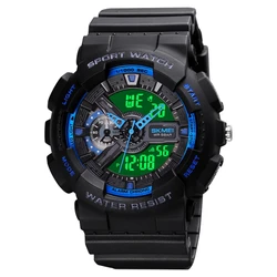 Hot Sale SKMEI 1688 LED Dual Time Digital Display + Pointer Luminous Sports Electronic Watch