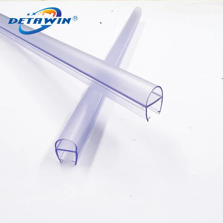 Transparent Magnetic Sealing Strip  Rubber Guard Strip Pvc Waterproof Strip For Apartment Glass Door