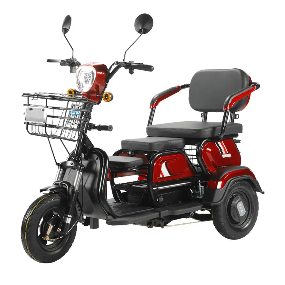 Adult electric tricycle three wheels electric tricycle strong power electric tricycle