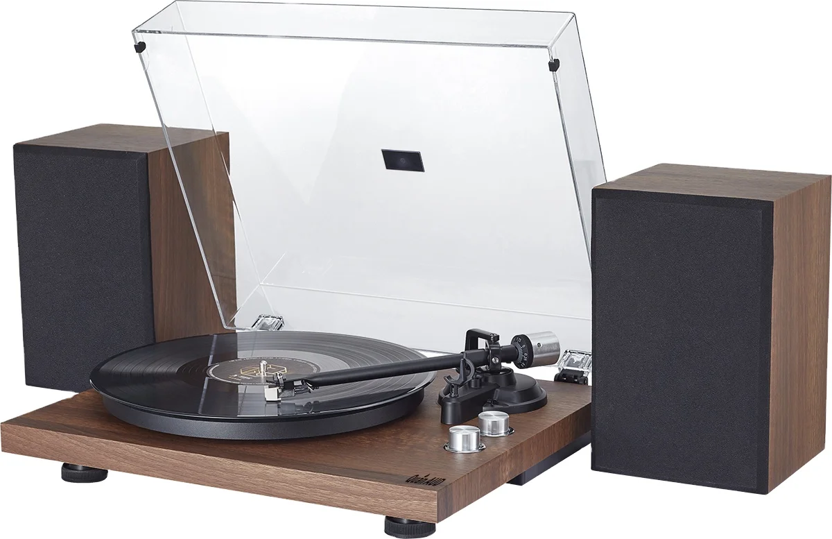 Amplifi Stereo Usb Blue Tooth Wireless Modern Gramophone A Phonograph Vinyl Cd Player