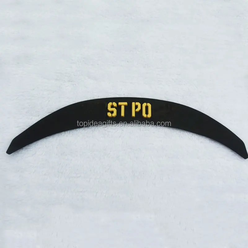 3D Design PVC Decals Manufacturer Customized Logo Rubber PVC Adhesive Patch Bumpers For USA Teams