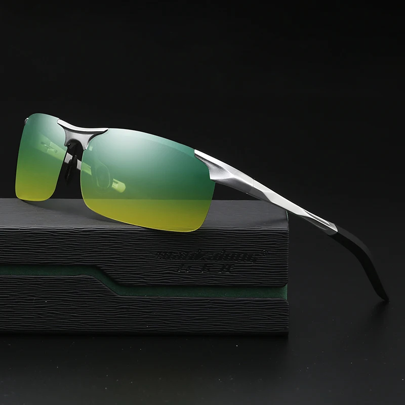 2020  Day And Night Vision Glasses Fishing Polarized Color Changing Discoloration Sunglasses