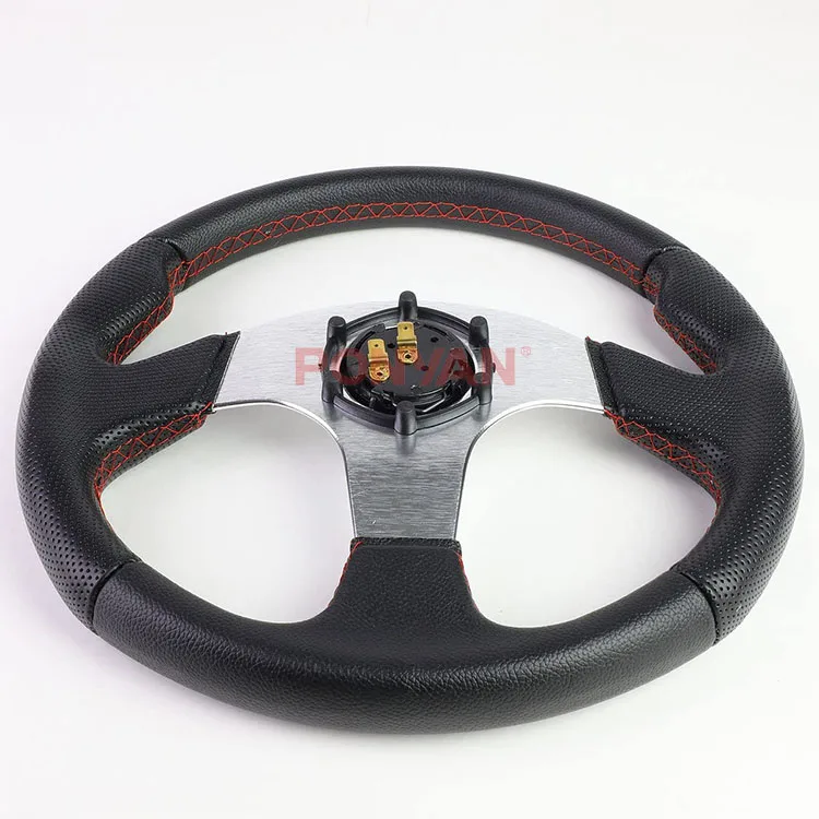 14inch purple aluminium frame black pvc  racing steering wheel with horn bottom for S2000 FOR NISSAN SKYLINE FOR MAZDA RX-7 RX-8
