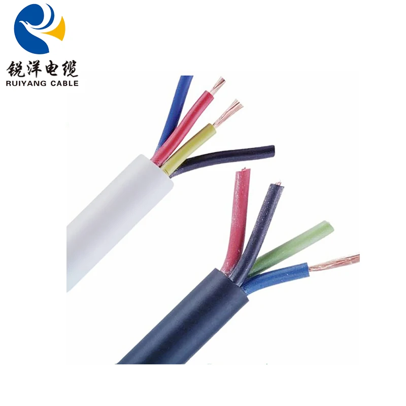 2021 Low voltage rvv insulated electric power cable 4x1.5mm2